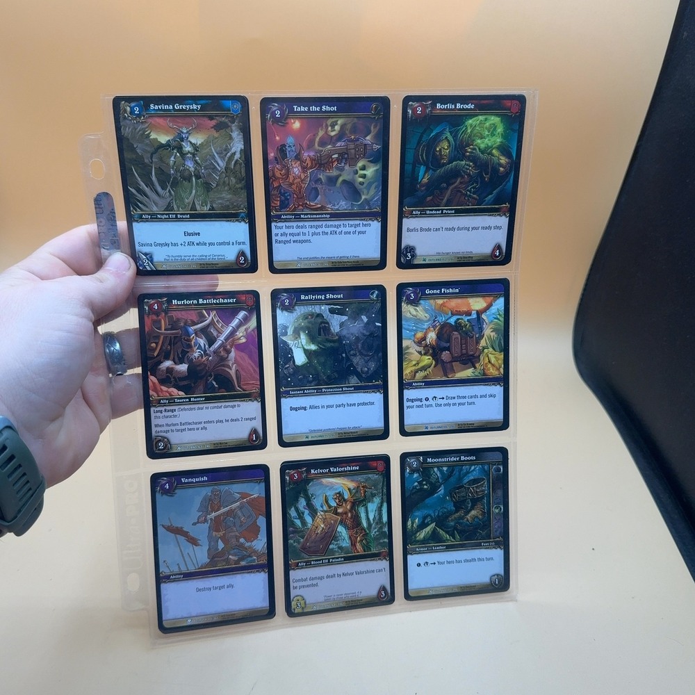 World of Warcraft WoW TCG Outland Card Lot 18 Cards Savina Greysky Nalonae NM